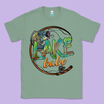 Lake Babe Classic Tee Designed By Barkaloodesign