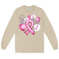 Mushroom Balloons cancer ribbon Long Sleeve Tee - Artiststas