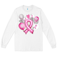 White Balloons cancer ribbon Long Sleeve Tee - Artiststas