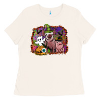 Bone halloween pigs Ladies Tee - SublimationCraftShop