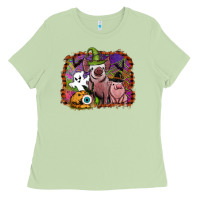 Matcha halloween pigs Ladies Tee - SublimationCraftShop