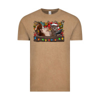 Vintage Coffee festive farmyard gathering Vintage Tee - CowhideDigitalArt