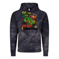Cloud Black ho ho ho gamer Christmas Vintage Hoodie - BarkalooDesign