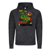 Vintage Black ho ho ho gamer Christmas Vintage Hoodie - BarkalooDesign