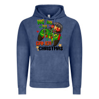 Vintage Denim ho ho ho gamer Christmas Vintage Hoodie - BarkalooDesign