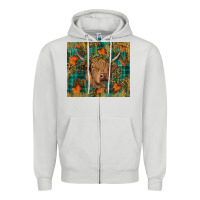 Dove Grey fall highland cow tumbler Zipper Hoodie - RanaPortraitStore
