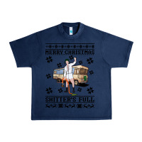 Navy merry christmas shitters full Urban Heavy Tee - artisFamous