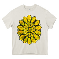 Cream yellow  gemstone jewelny Heavy Core Tee - RanaPortraitStore