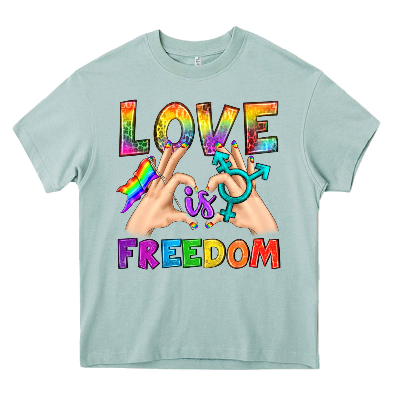 Love Is Freedom Heavy Core Tee by BundleAndBundleShop | Teevron