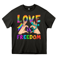 Asphalt Love Is Freedom Heavy Core Tee - BundleAndBundleShop