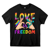 Black Love Is Freedom Heavy Core Tee - BundleAndBundleShop