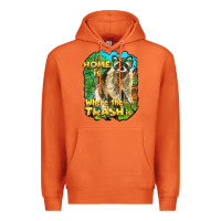 Carrot raccoon home is where the trash is Premium Hoodie - BarkalooDesign