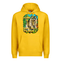 Lemon raccoon home is where the trash is Premium Hoodie - BarkalooDesign