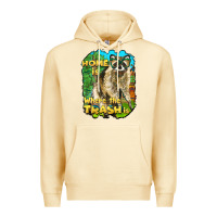 Raccoon Home Is Where The Trash Is Premium Hoodie | Teevron