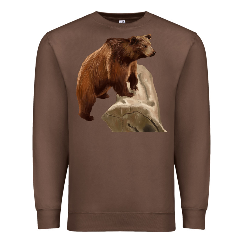 California Grizzly Bear Premium Sweatshirt by RanaPortraitStore | Teevron