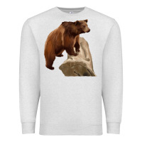 Oatmeal Heather California Grizzly Bear Premium Sweatshirt - RanaPortraitStore