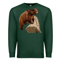 Sports Green California Grizzly Bear Premium Sweatshirt - RanaPortraitStore