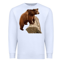 White California Grizzly Bear Premium Sweatshirt - RanaPortraitStore