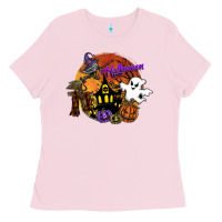 Bubblegum Pink halloween Ladies Tee - SublimationCraftShop