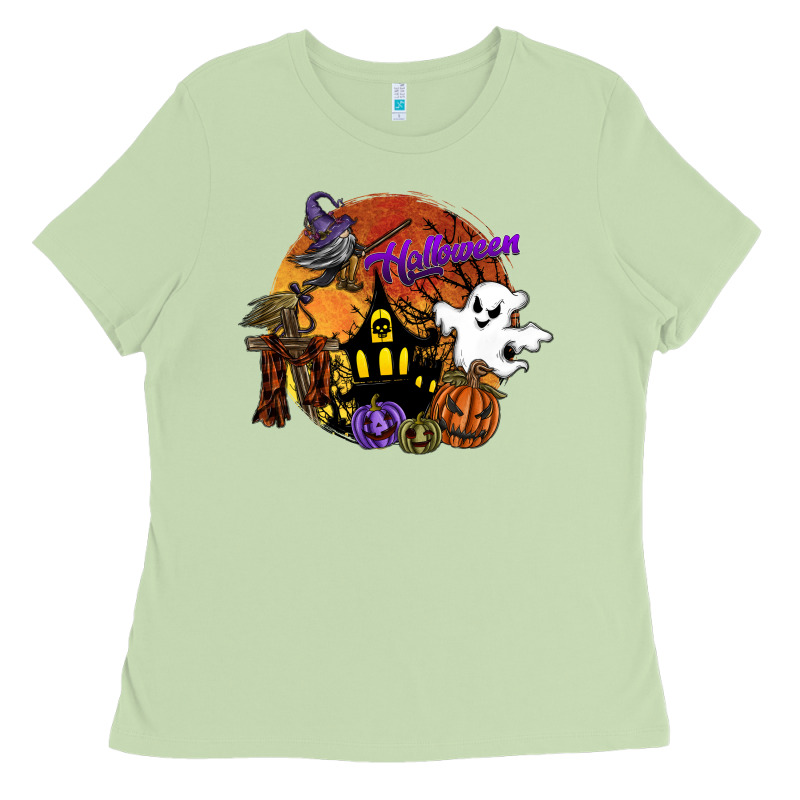 Halloween Ladies Tee by SublimationCraftShop | Teevron