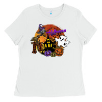White halloween Ladies Tee - SublimationCraftShop
