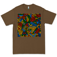 Cacao african geometric seamless pattern Premium Tee - BundleAndBundleShop