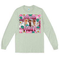 Matcha Breast Cancer Together Fight Long Sleeve Tee - Artiststas