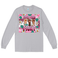 Moon Dust Breast Cancer Together Fight Long Sleeve Tee - Artiststas