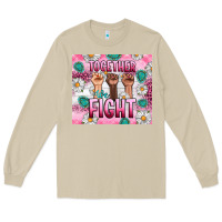 Mushroom Breast Cancer Together Fight Long Sleeve Tee - Artiststas