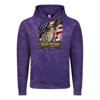 Cloud Purple army veteran  pray Vintage Hoodie - BarkalooDesign