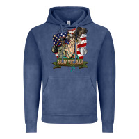 Vintage Denim army veteran  pray Vintage Hoodie - BarkalooDesign