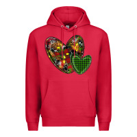 Cardinal christmas heart Premium Hoodie - RanaPortraitStore