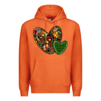 Carrot christmas heart Premium Hoodie - RanaPortraitStore