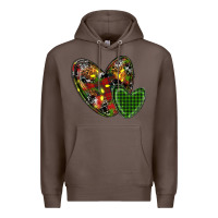 Coffee christmas heart Premium Hoodie - RanaPortraitStore