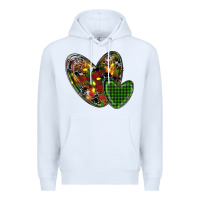 White christmas heart Premium Hoodie - RanaPortraitStore