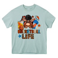 Arona basketball life messy bun Heavy Core Tee - FaDigitalArtStudio