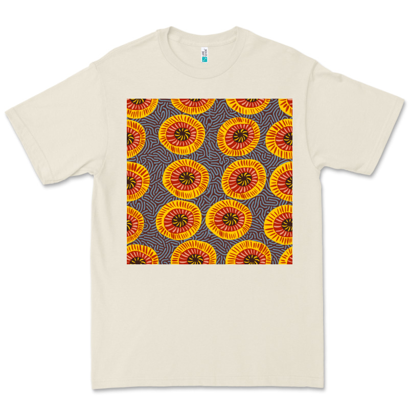 African Fabric Seamless Pattern Premium Tee by BundleAndBundleShop | Teevron