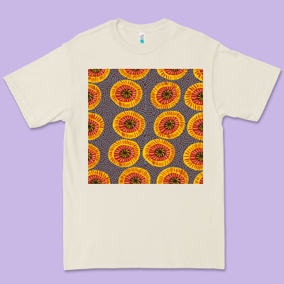 African Fabric Seamless Pattern Premium Tee Designed By Bundleandbundleshop