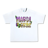 White mardi gras Urban Heavy Tee - SublimationCraftShop