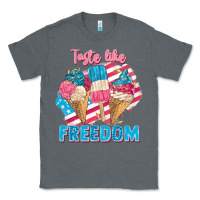 Charcoal Heather taste like freedom 4th of july Classic Tee - FaDigitalArtStudio