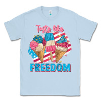 Dusty Blue taste like freedom 4th of july Classic Tee - FaDigitalArtStudio
