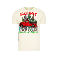 Vintage Arctic christmas tree farm truck Vintage Tee - CowhideDigitalArt