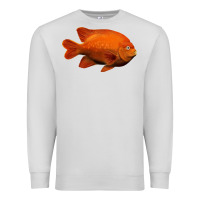 Dove Grey California Garibaldi Fish Premium Sweatshirt - RanaPortraitStore