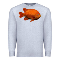Heather Grey California Garibaldi Fish Premium Sweatshirt - RanaPortraitStore