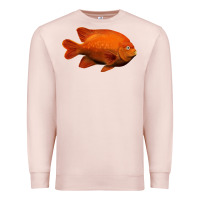 Pale Pink California Garibaldi Fish Premium Sweatshirt - RanaPortraitStore