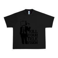 Black kill your television Urban Heavy Tee - artisFamous