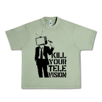 Oil Green kill your television Urban Heavy Tee - artisFamous