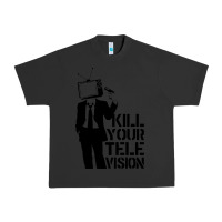 Pigment Black kill your television Urban Heavy Tee - artisFamous