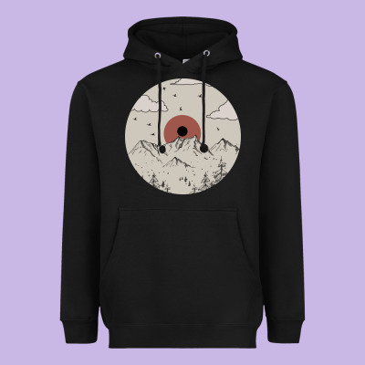 The Mountains Are Calling Heavyweight Hoodie Designed By Bettercallsaul