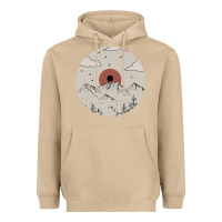 Mushroom The Mountains Are Calling Heavyweight Hoodie - Bettercallsaul